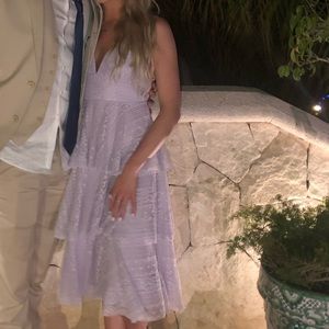 Midi lilac purple Lulus dress